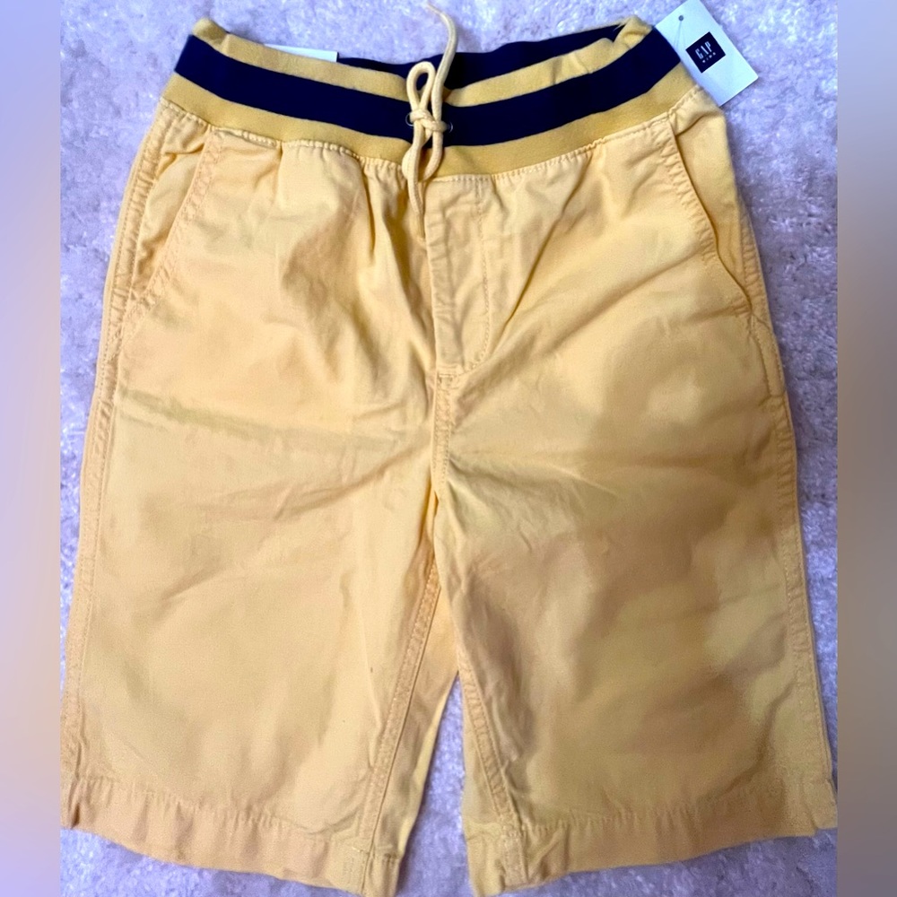 Gap- Regular Boy Yellow Elastic Waist Short/ Size 10 ( KB-1A)